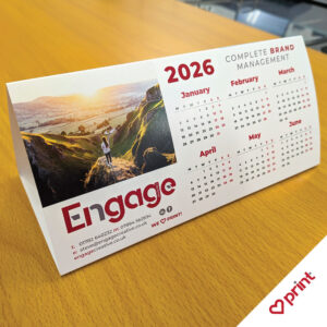 Tent Calendar DL Size 210x99mm