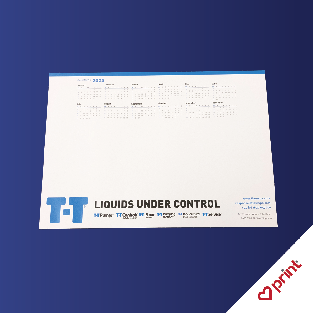 Large Branded Deskpads printed by LuvPrint - Stoke on Trent