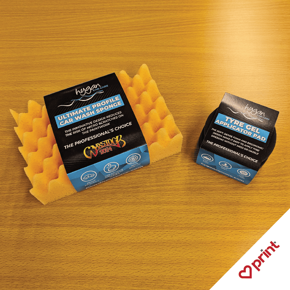 Branded Packaging Sleeves designed and printed by LuvPrint - Stoke on Trent