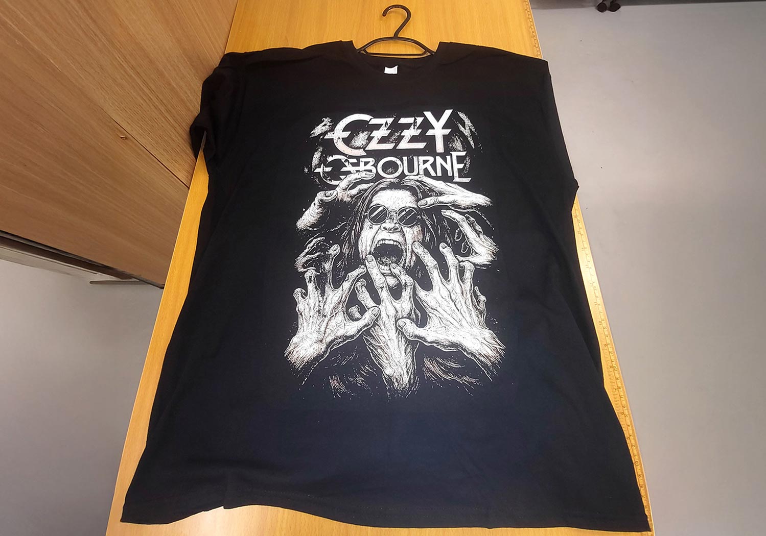 Custom t-shirt print using DTF film and heat press by Luv Print Stoke-on-Trent