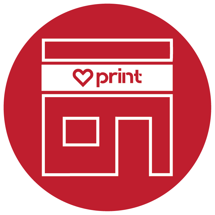 luv print exterior signage icon