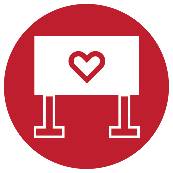 luv print advertising signage icon