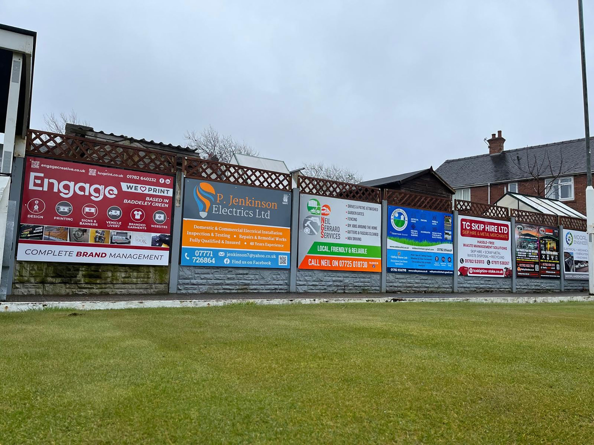 Sports Hoarding signage - by Luv Print - Stoke-on-Trent