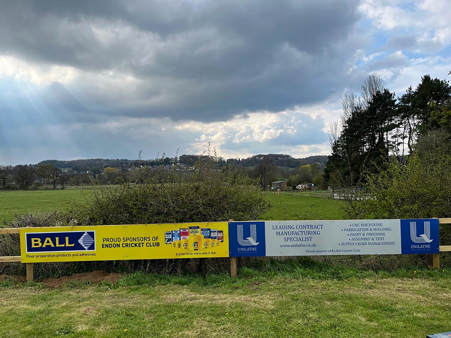 Sports signage advertising - by Luv Print - Stoke-on-Trent