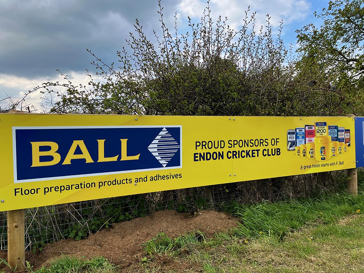 Sports signage advertising - by Luv Print - Stoke-on-Trent