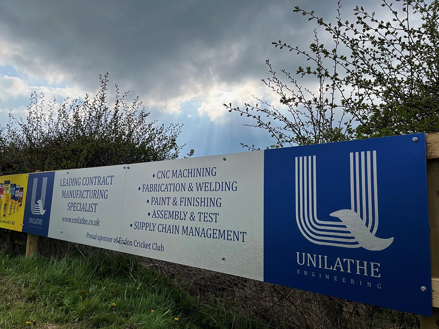 Sports signage advertising - by Luv Print - Stoke-on-Trent