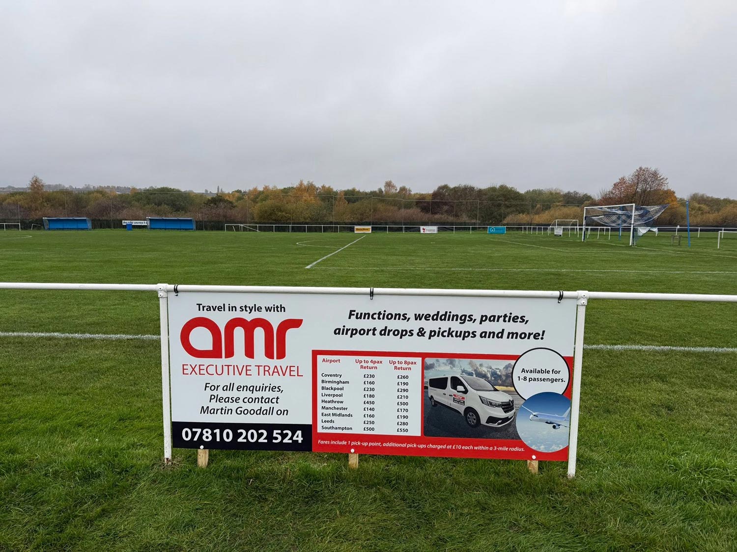 Sports signage advertising - by Luv Print - Stoke-on-Trent