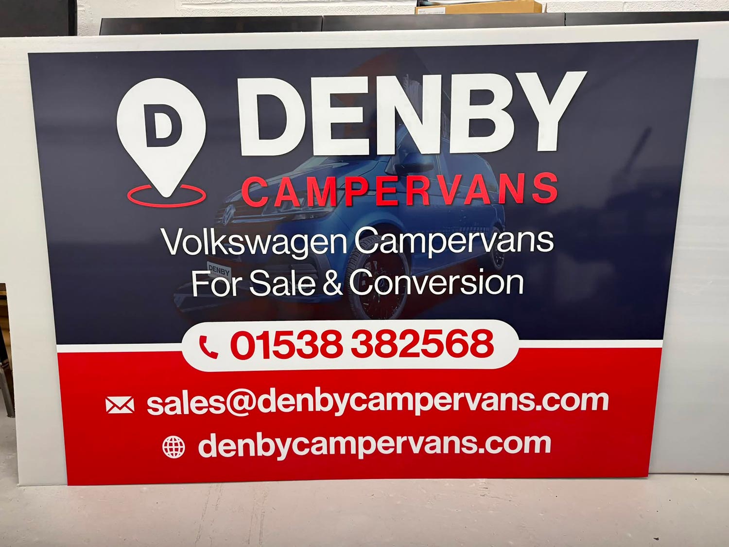Sports signage advertising - by Luv Print - Stoke-on-Trent