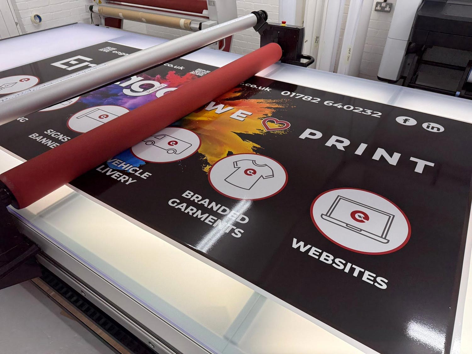 Sports signage advertising - by Luv Print - Stoke-on-Trent
