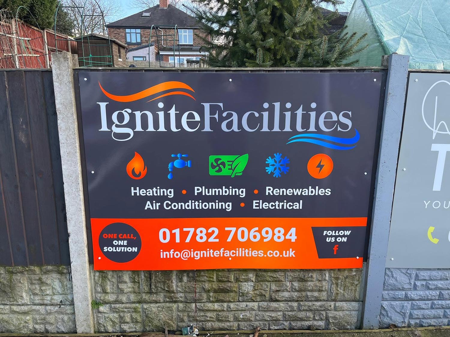 Sports signage advertising - by Luv Print - Stoke-on-Trent