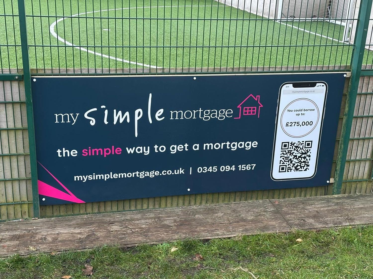Sports signage advertising - by Luv Print - Stoke-on-Trent