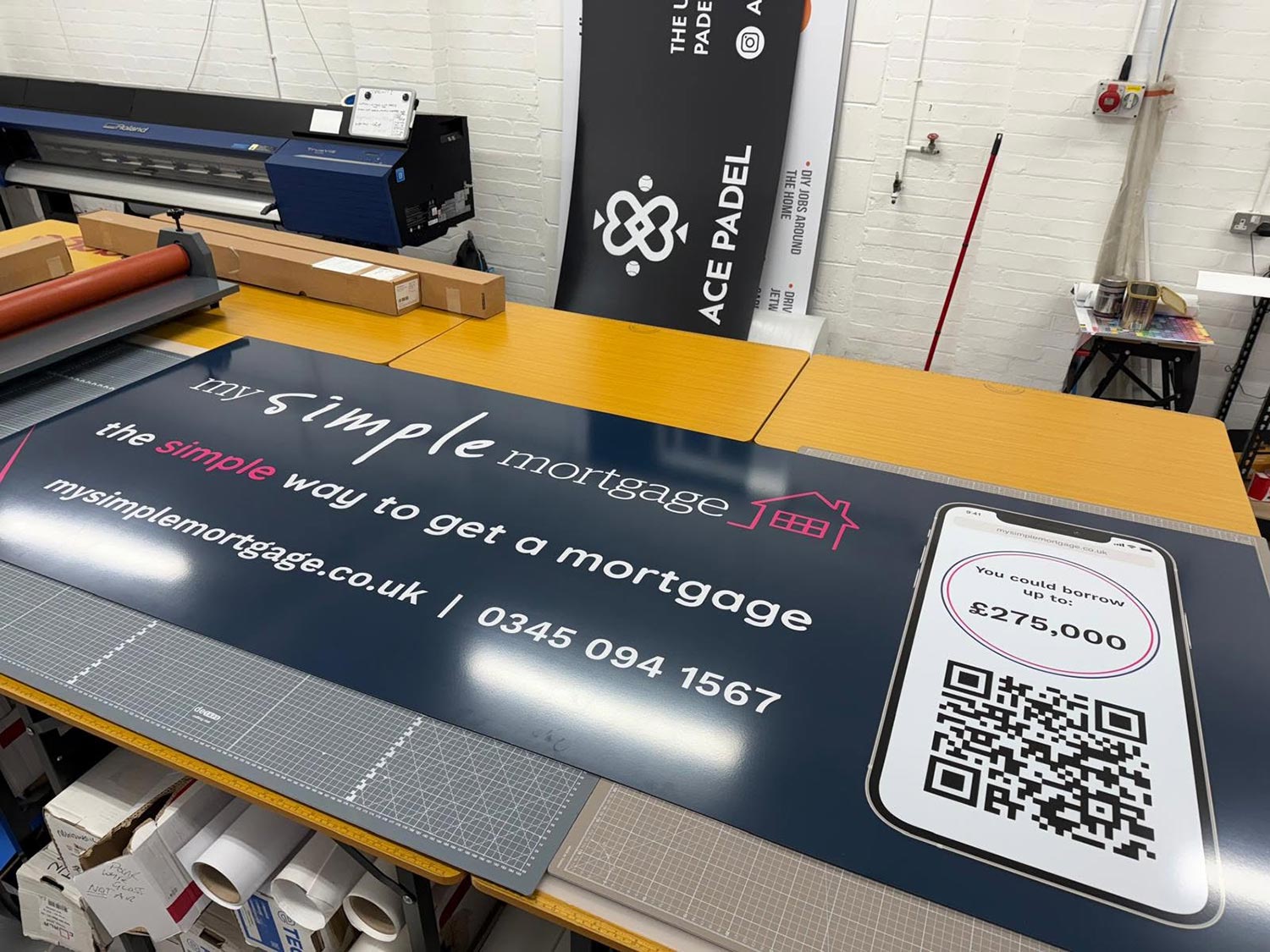 Sports signage advertising - by Luv Print - Stoke-on-Trent