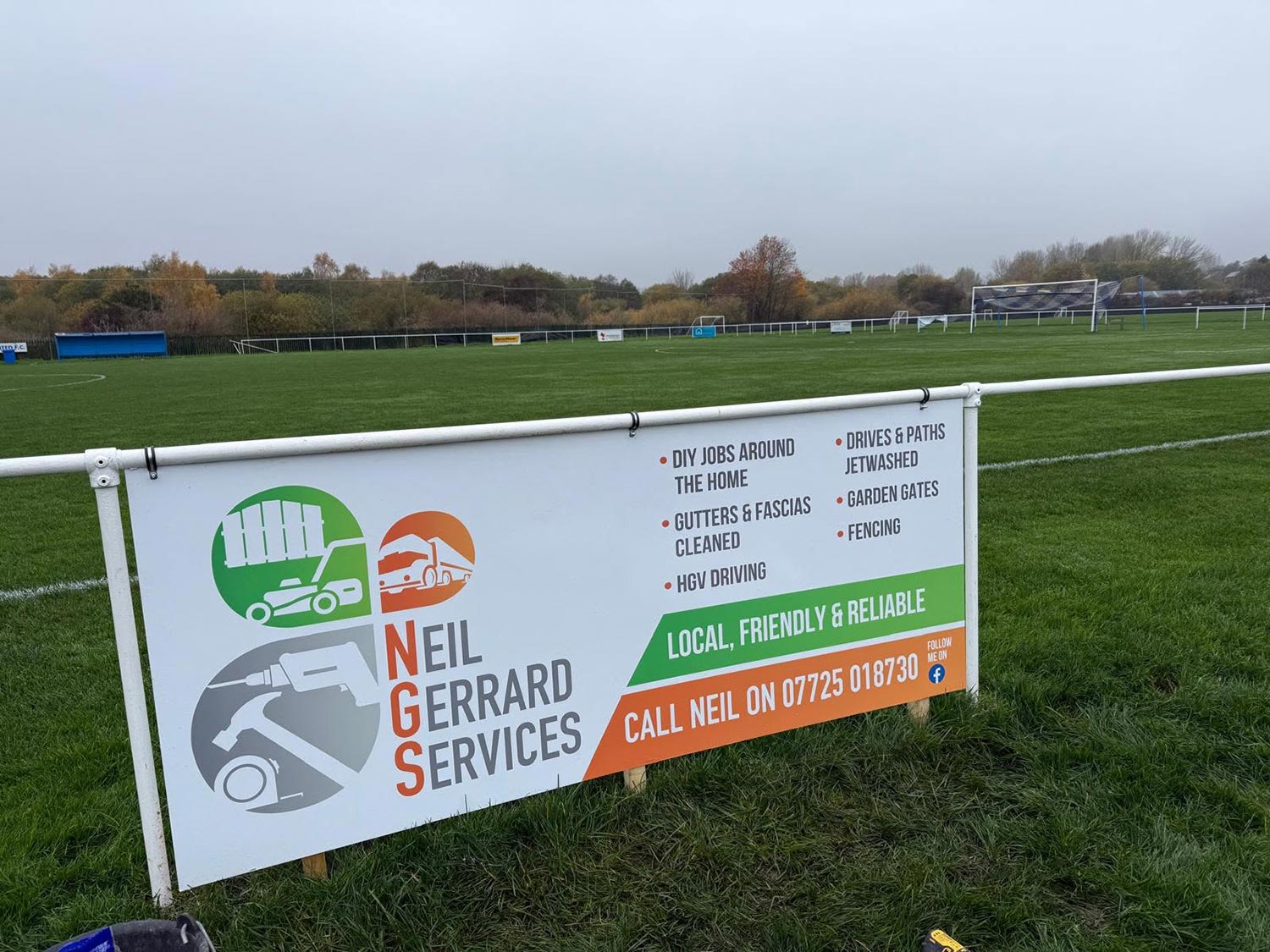 Sports signage advertising - by Luv Print - Stoke-on-Trent
