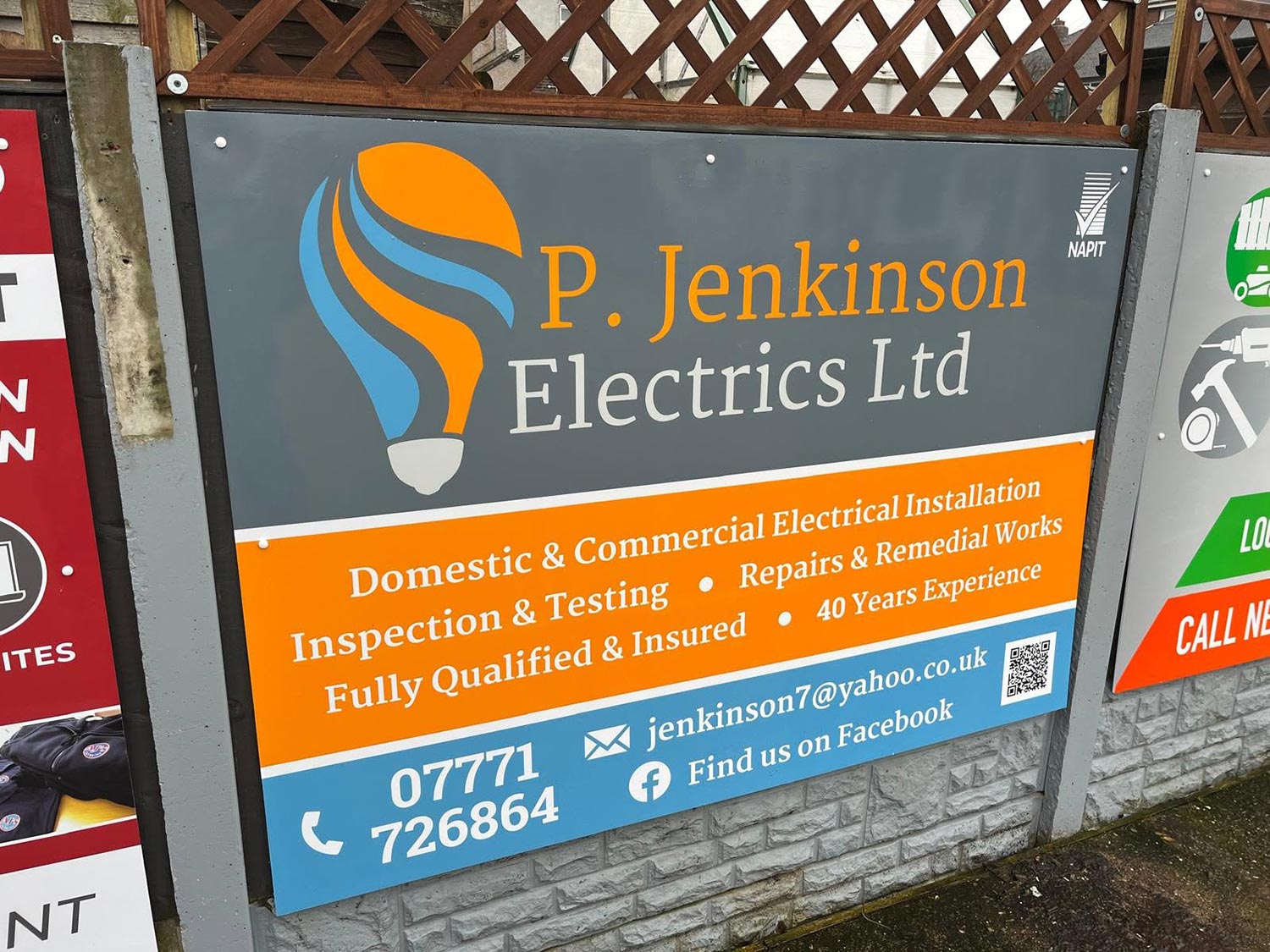 Sports signage advertising - by Luv Print - Stoke-on-Trent