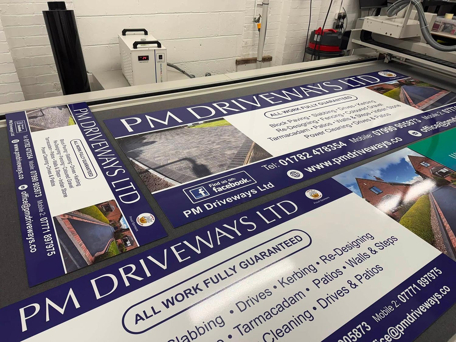 Sports signage advertising - by Luv Print - Stoke-on-Trent