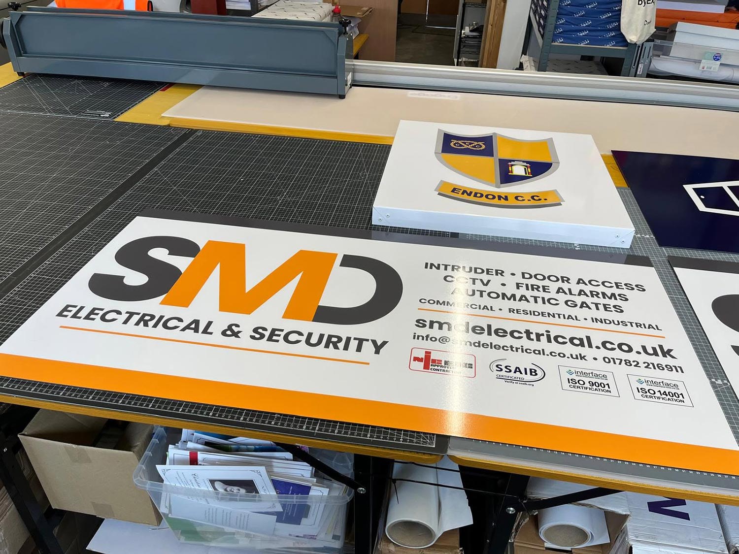 Sports signage advertising - by Luv Print - Stoke-on-Trent