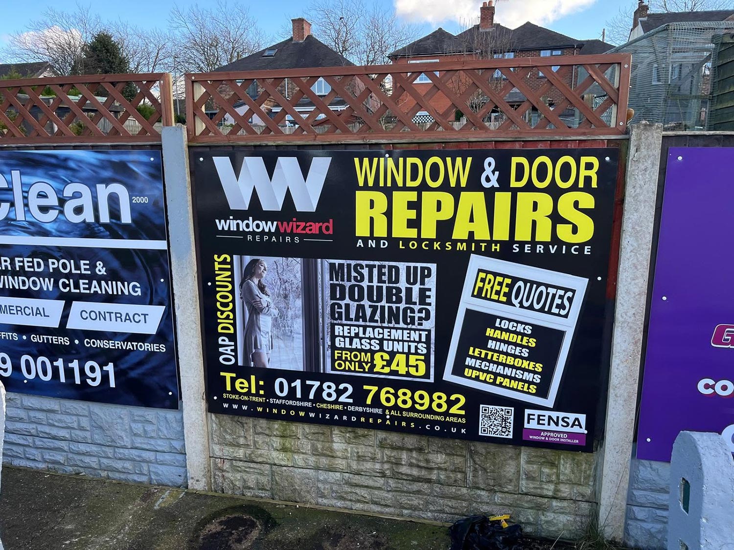 Sports signage advertising - by Luv Print - Stoke-on-Trent
